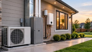 Modern and efficient heating system, representing the 8 best heating systems for homes.